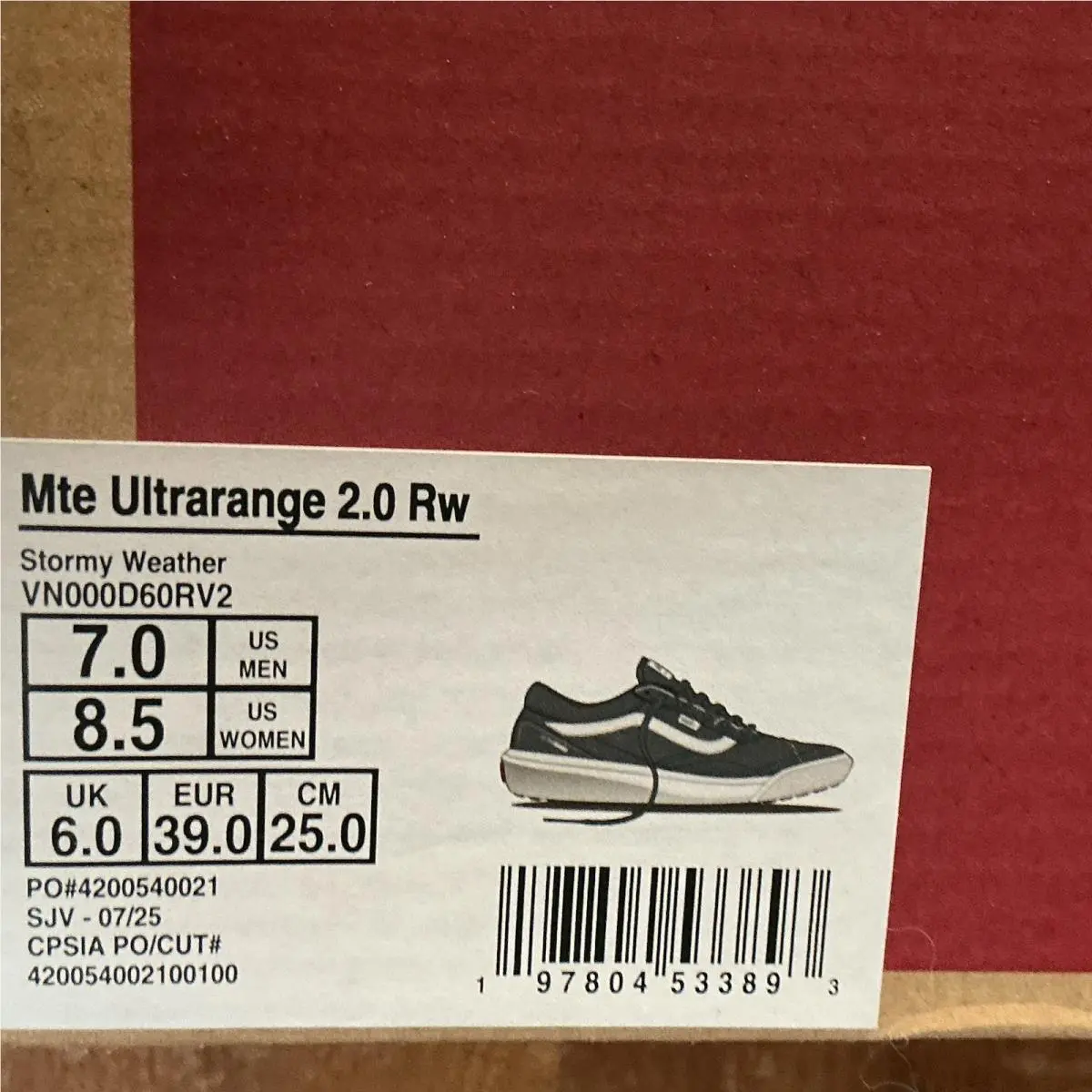Vans shoes - VANS UltraRange - UltraRange - VN000D60RV2 - Blue 8