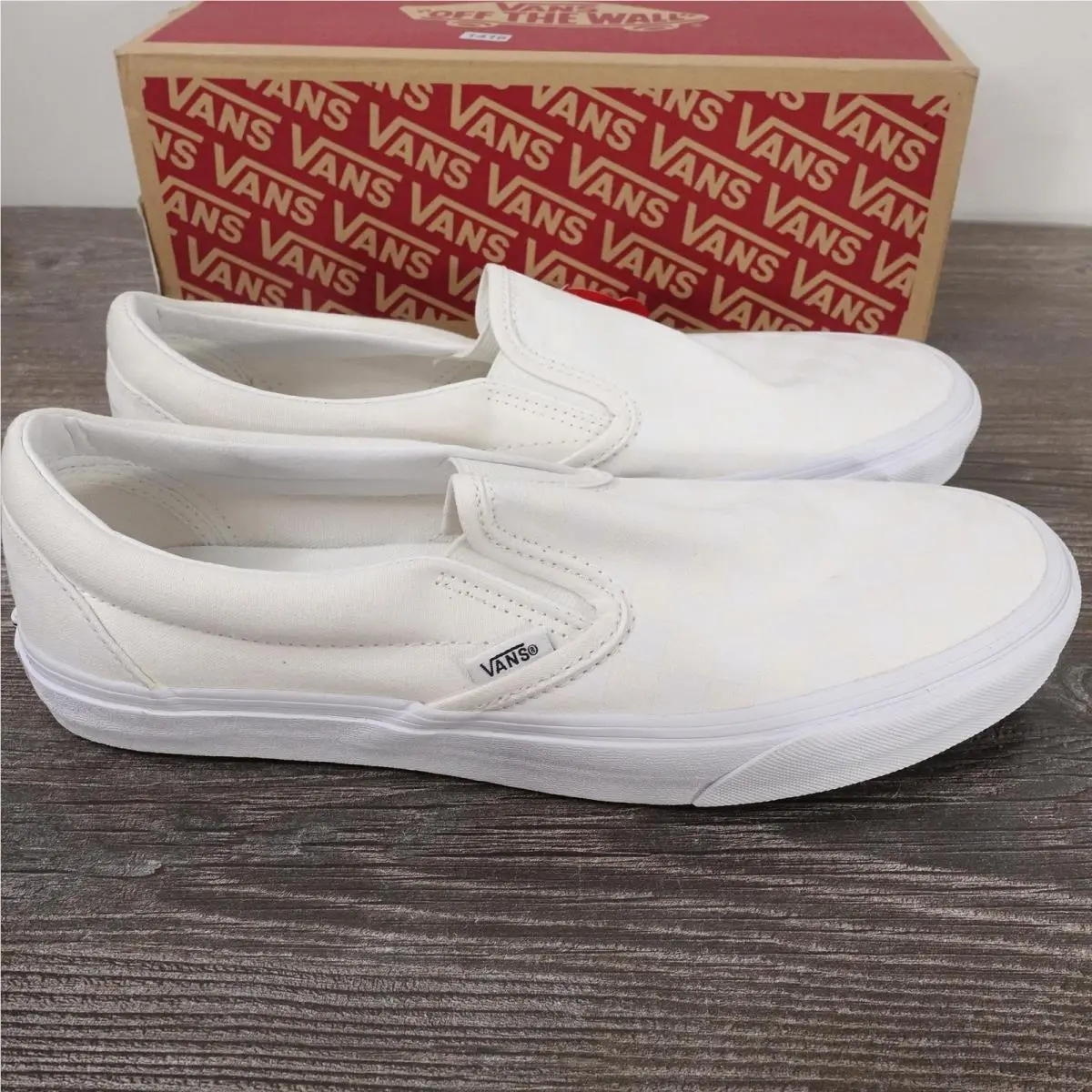 Vans shoes - Vans Classic Slip-On Checkerboard - Classic Checkerboard - VN000EYE - White 1