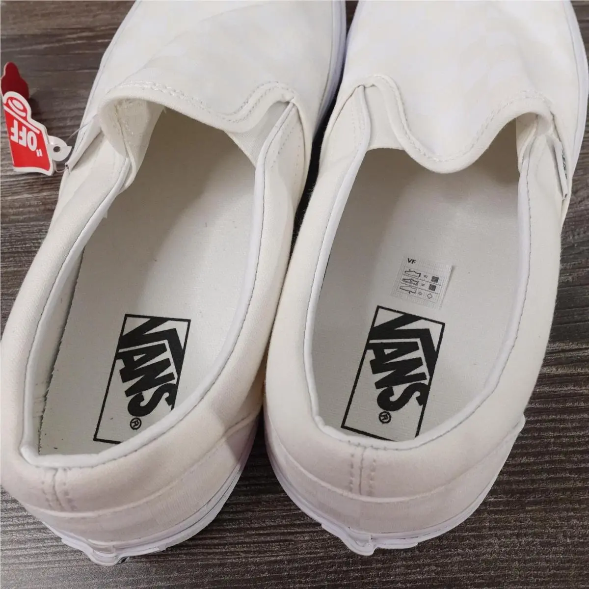 Vans shoes - Vans Classic Slip-On Checkerboard - Classic Checkerboard - VN000EYE - White 3