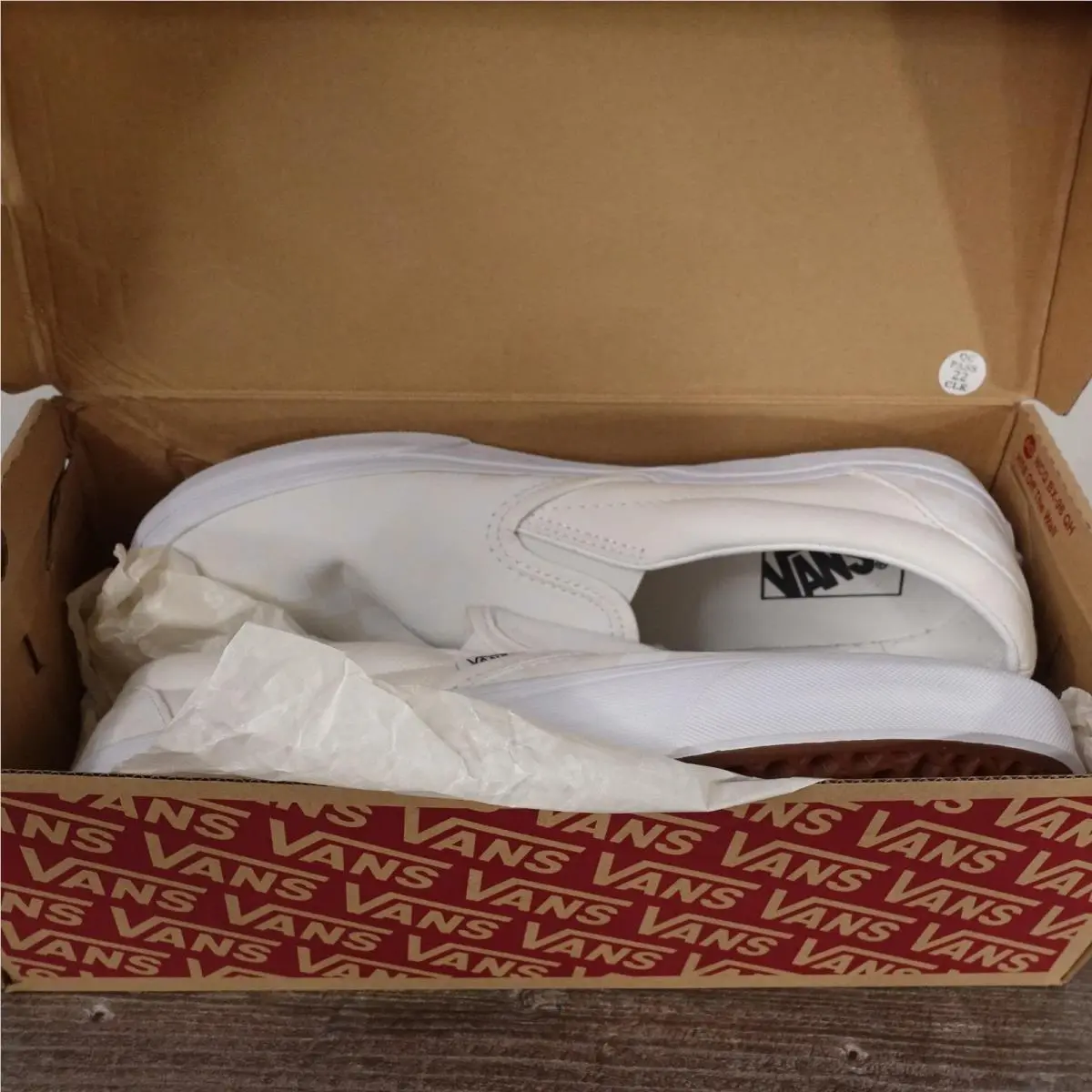Vans shoes - Vans Classic Slip-On Checkerboard - Classic Checkerboard - VN000EYE - White 7