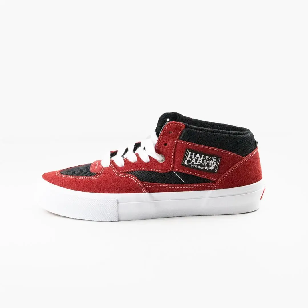 Vans Skate Half Cab Shoe Sport Red Black