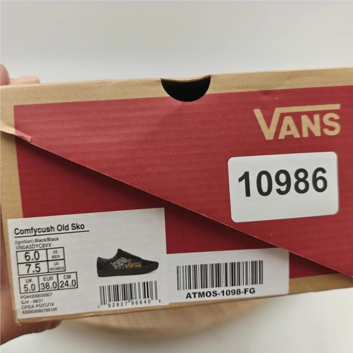 Vans shoes - Vans ComfyCush Old Skool - ComfyCush Old Skool - VN0A5DYC8VV - Black 5