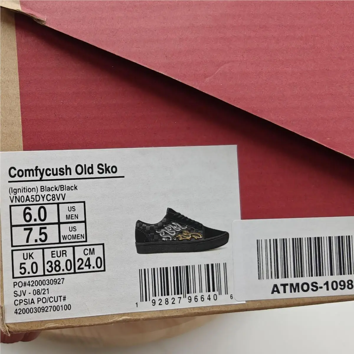 Vans shoes - Vans ComfyCush Old Skool - ComfyCush Old Skool - VN0A5DYC8VV - Black 4