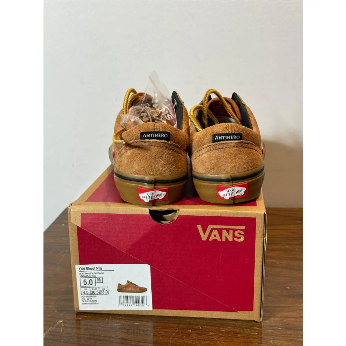 Vans shoes - Vans Anti Hero Cardiel Camel Old Skool - Beige 2