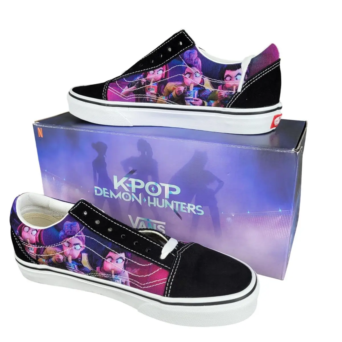 Kpop Demon Hunters x Vans Big Kids Old Skool Shoe Size 6 Womens Sz 7.5