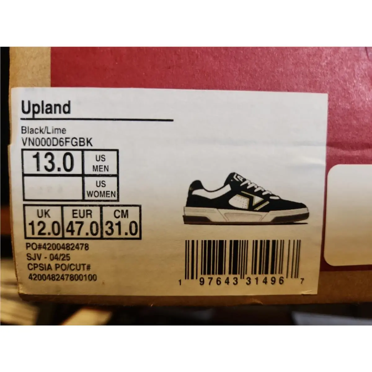 Vans shoes - VANS Upland - Upland - VN000D6FGBK - Black (UPC: 197643314967) 3