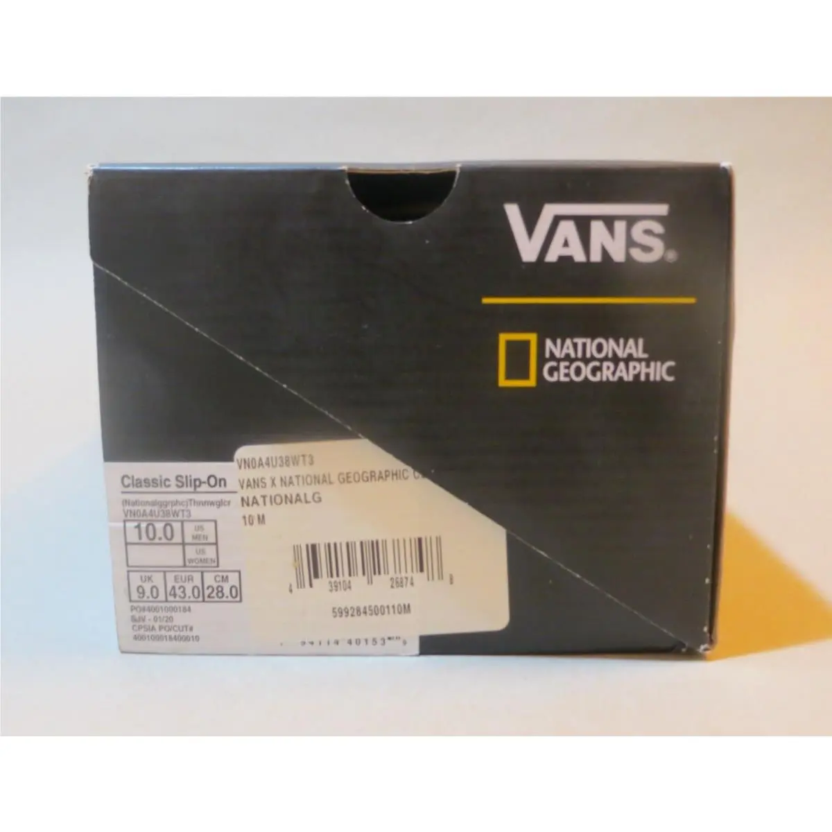 Vans shoes - Slip-On - Thnnwglcr - Black/Gray...touch of Navy (UPC: 194114401539) 10
