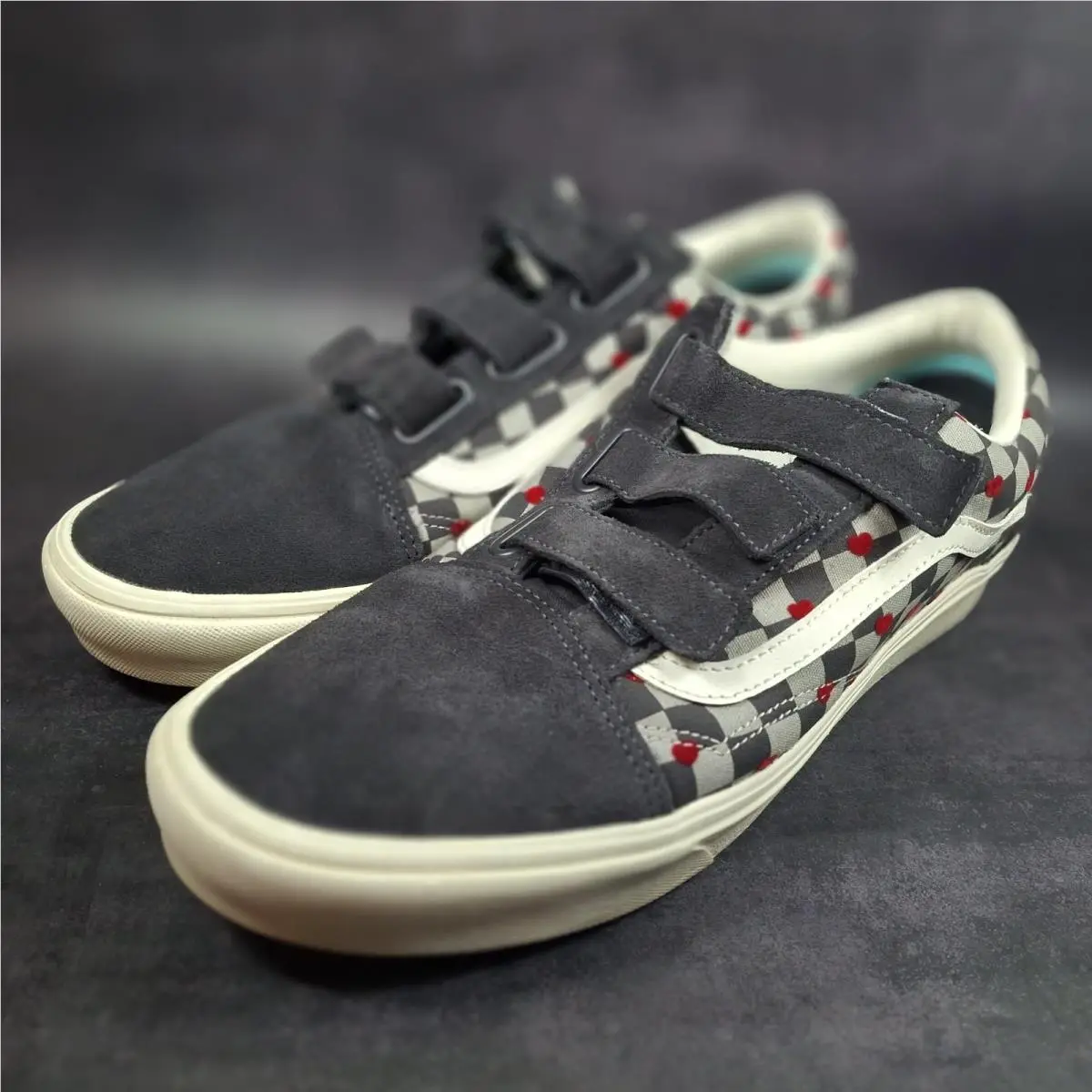 Size 13 - Vans Comfycush Old Skool V Autism Awareness - Asphalt