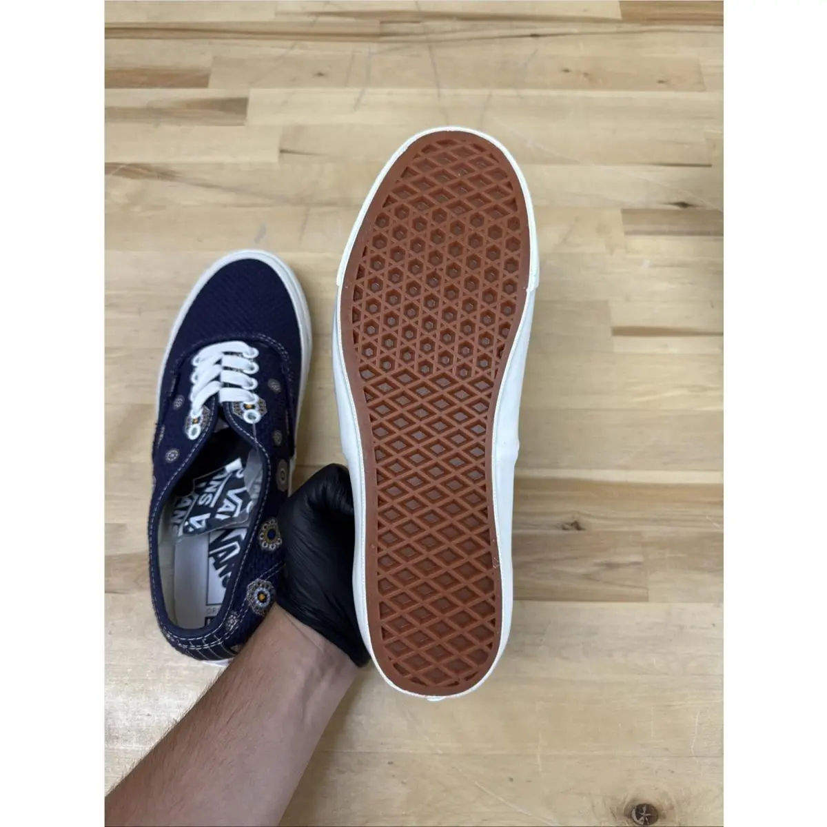Vans shoes - VANS Authentic LX - Authentic - VN0A4BV90VB - Blue 4