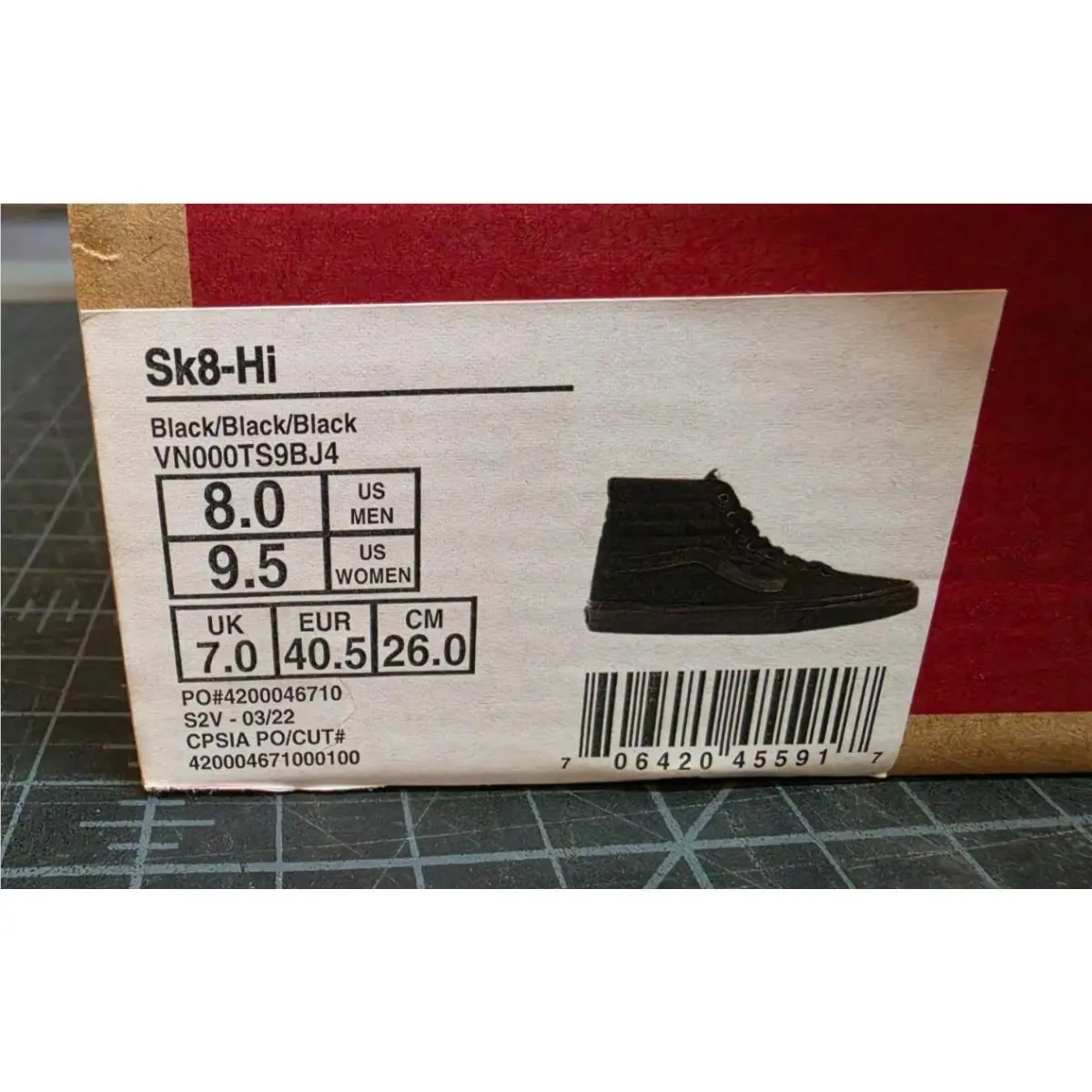 Vans shoes - VANS Sk8-Hi - Black 5