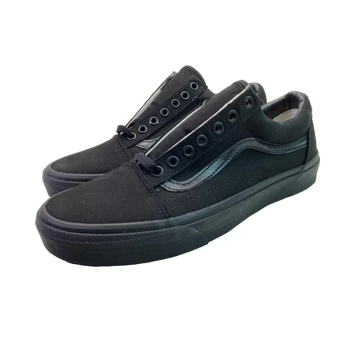 Vans Old School Black Canvas VN-0D3HBKA Men`s Size 9 US