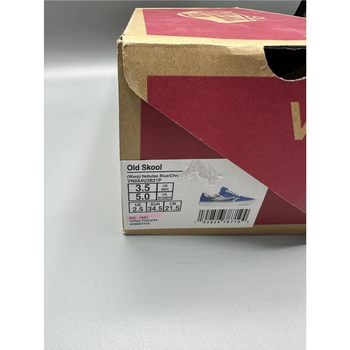 Vans shoes - Old Skool - Old Skool - Blue (UPC: 192826787514) 7