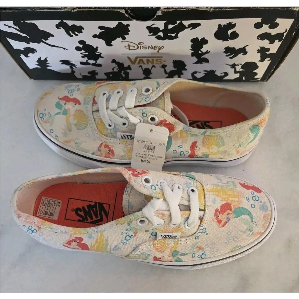 Vans shoes - Vans Disney Ariel Print Little Mermaid Princess - Multicolor (UPC: 617932208451) 1