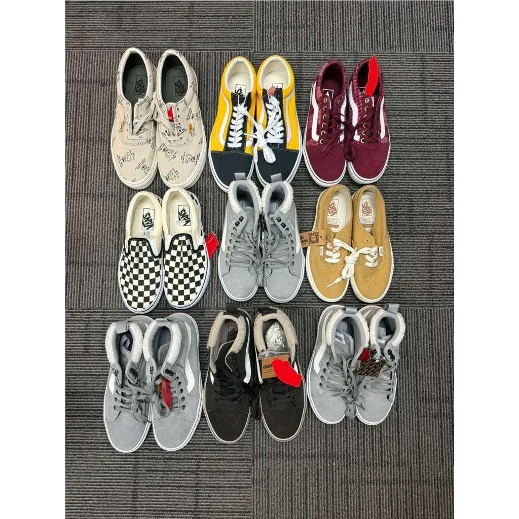 Lot of 9 Vans Shoes – Mixed Styles Sizes