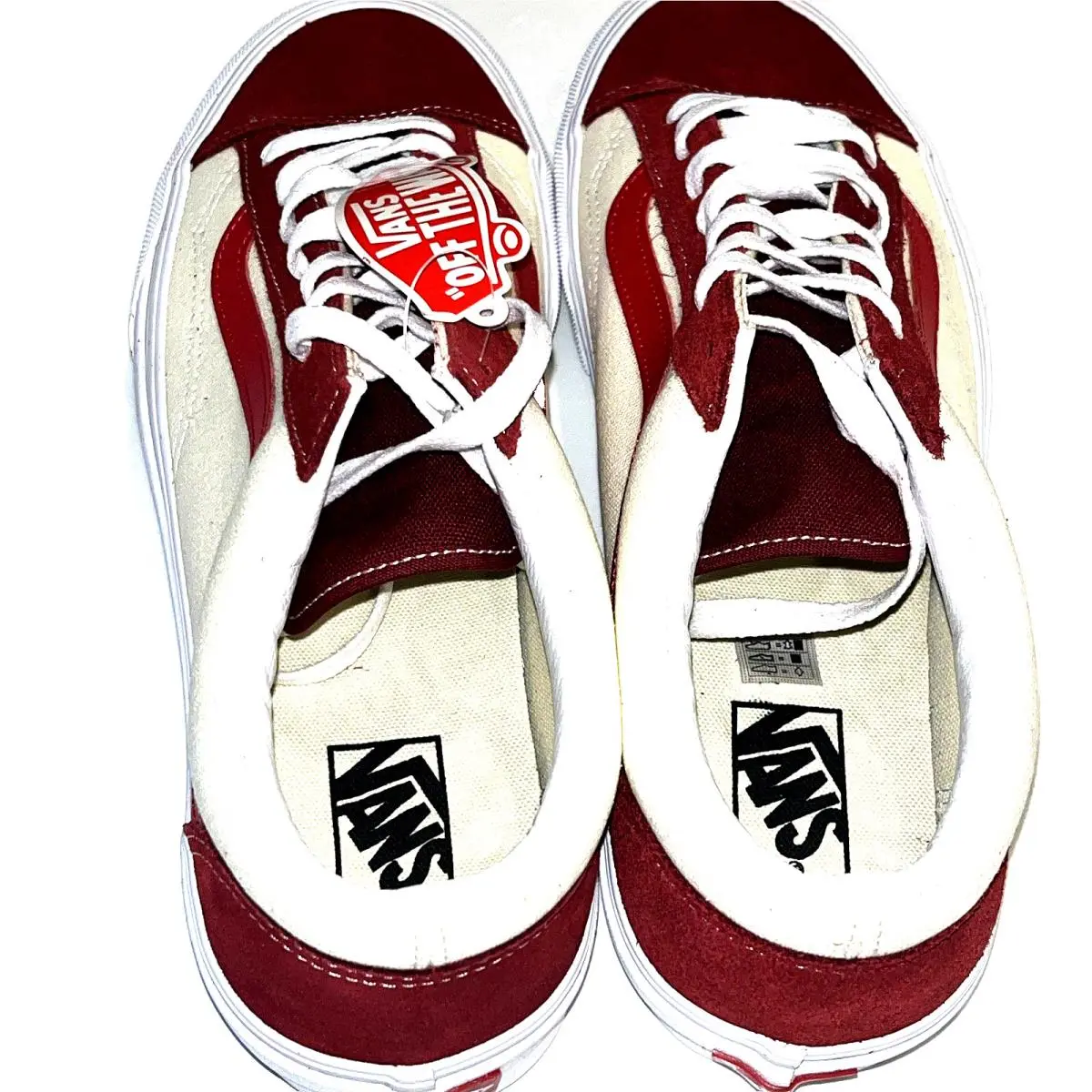 Vans shoes - VANS Off The Wall - Off The Wall - White/Ivory Red 16