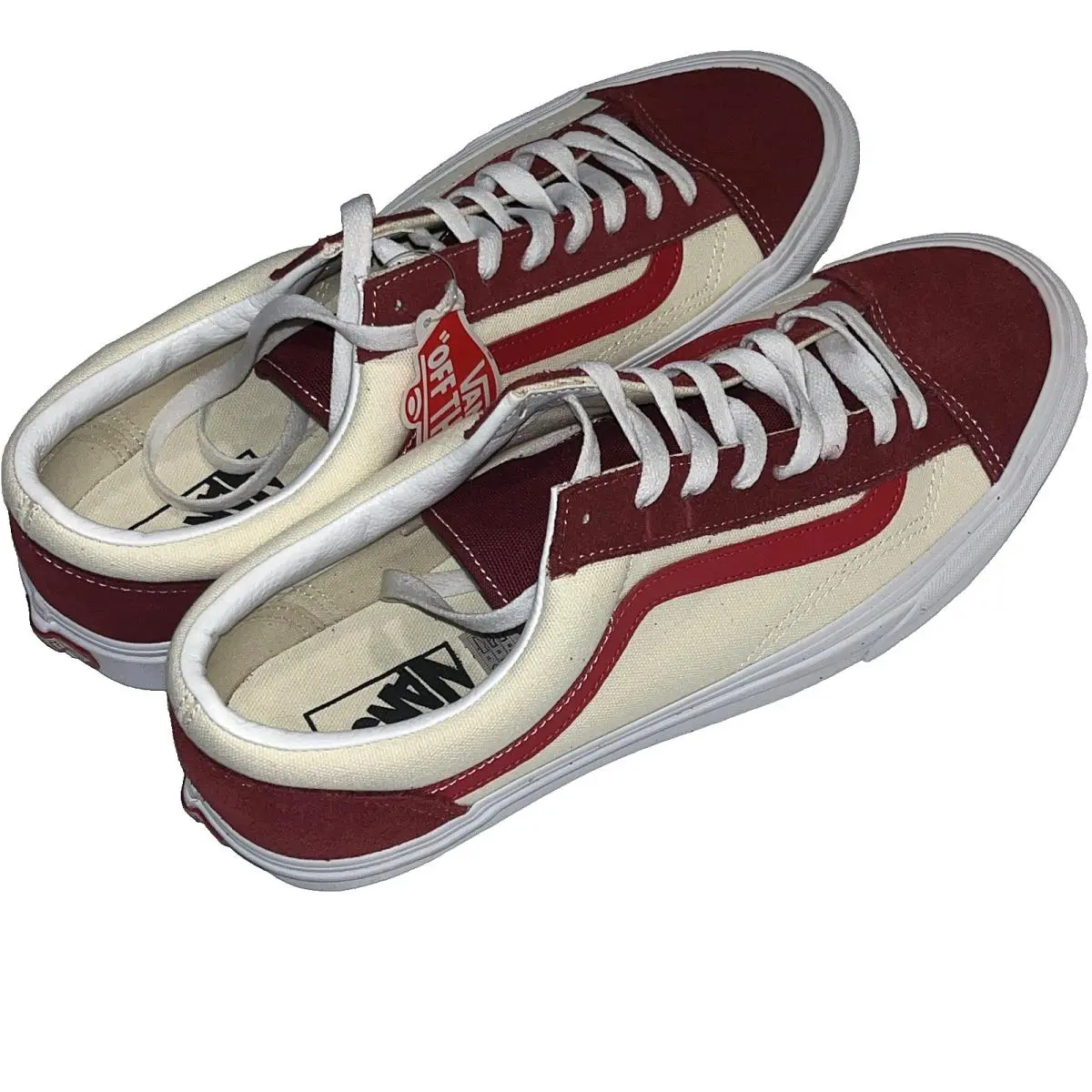 Vans shoes - VANS Off The Wall - Off The Wall - White/Ivory Red 6