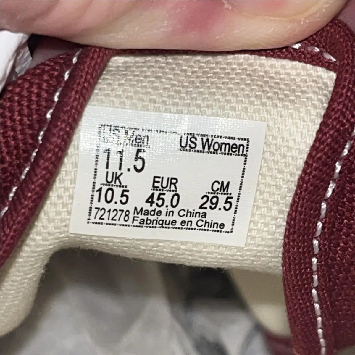 Vans shoes - VANS Off The Wall - Off The Wall - White/Ivory Red 20