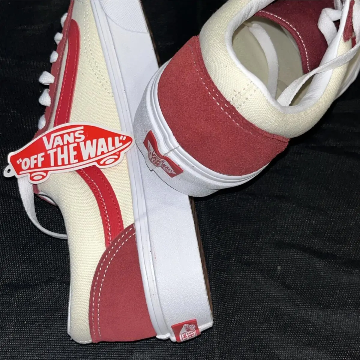 Vans shoes - VANS Off The Wall - Off The Wall - White/Ivory Red 22