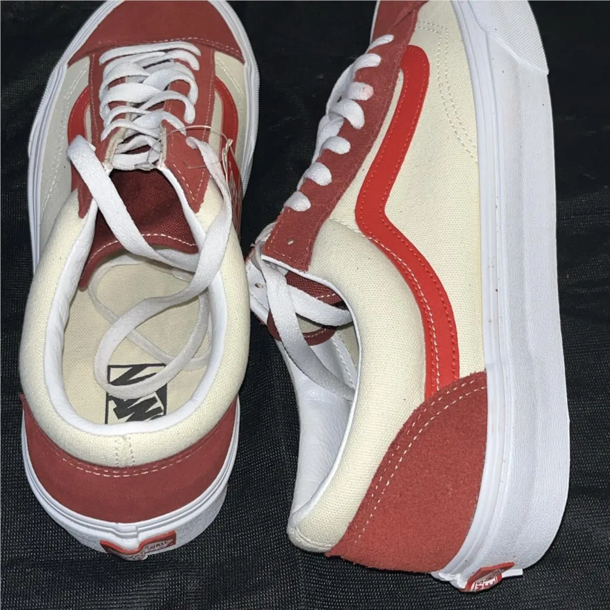 Vans shoes - VANS Off The Wall - Off The Wall - White/Ivory Red 5