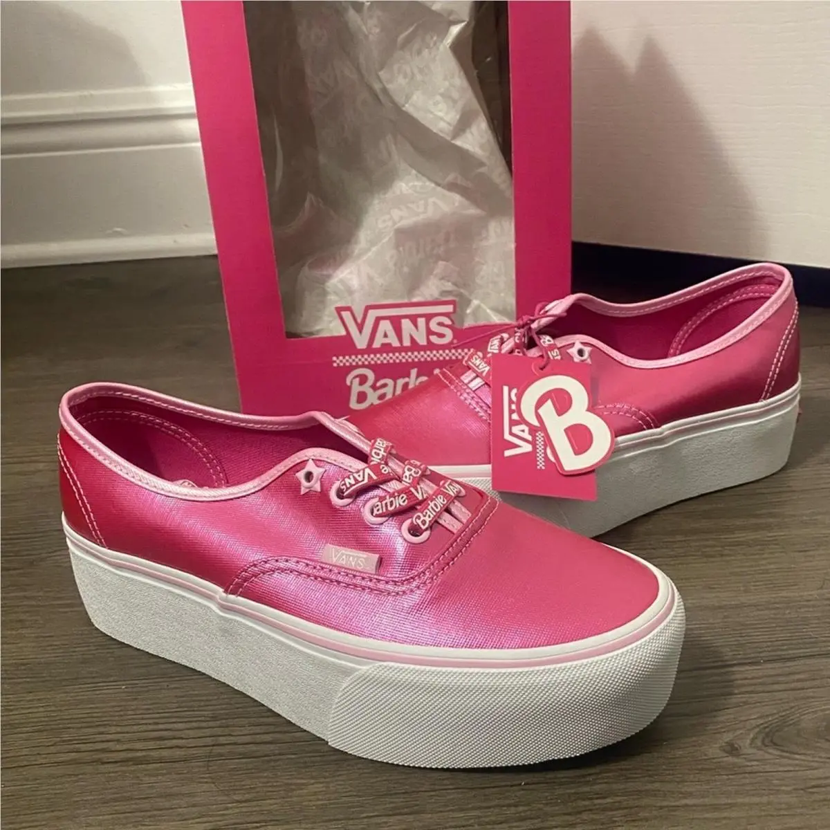 Barbie x Vans Pink Stackform Shoe Size 6