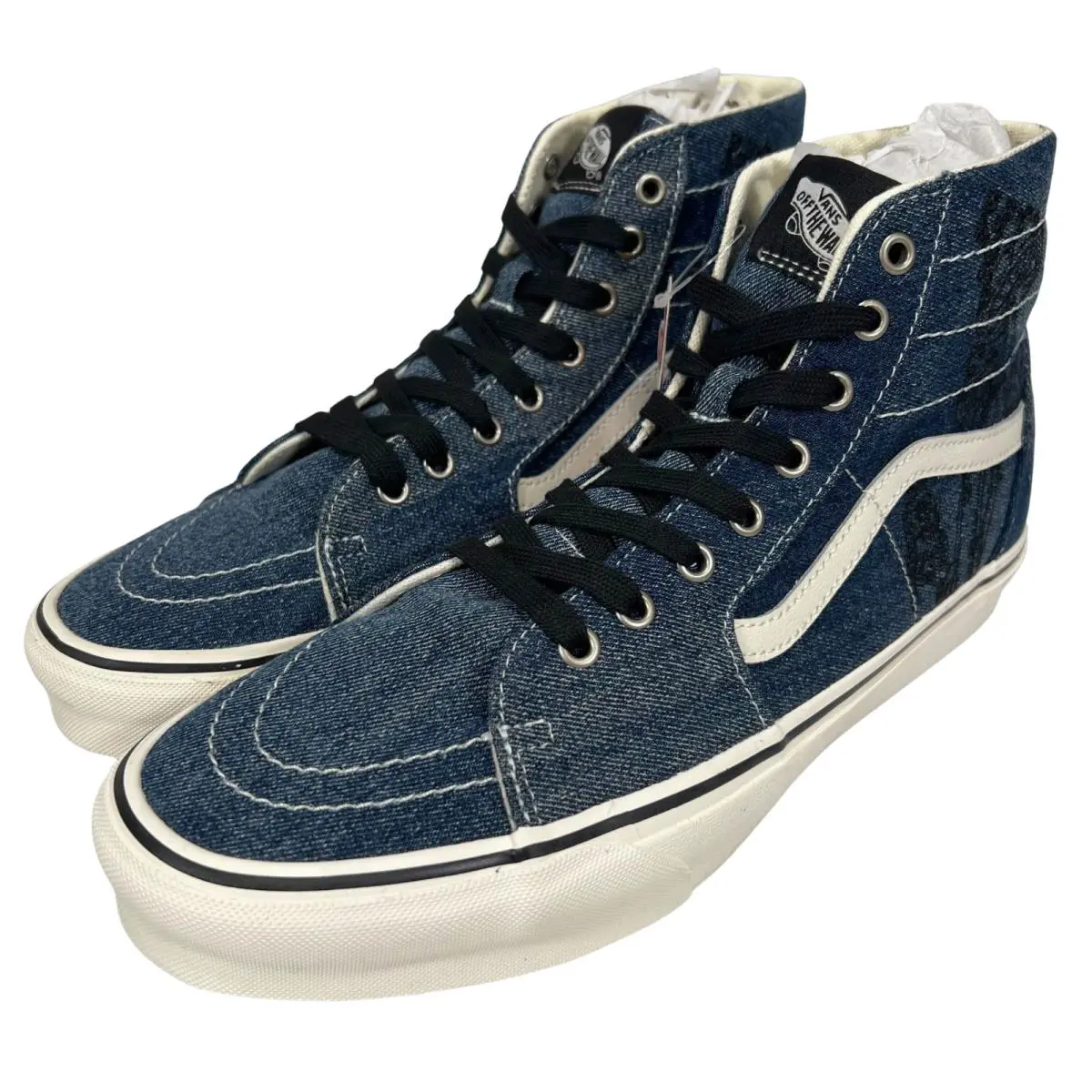 Vans Men`s SK8 Hi Denim Mushroom High-top Skate Shoes Size US 11.5