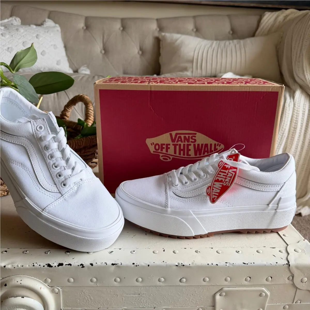 Vans shoes - Old Skool Stacked - Old Skool Stacked - White 1