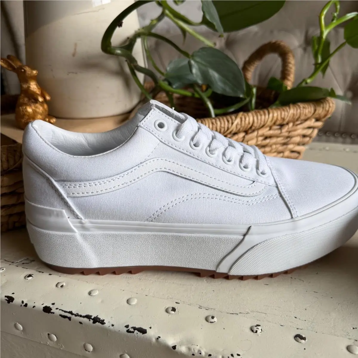 Vans shoes - Old Skool Stacked - Old Skool Stacked - White 4