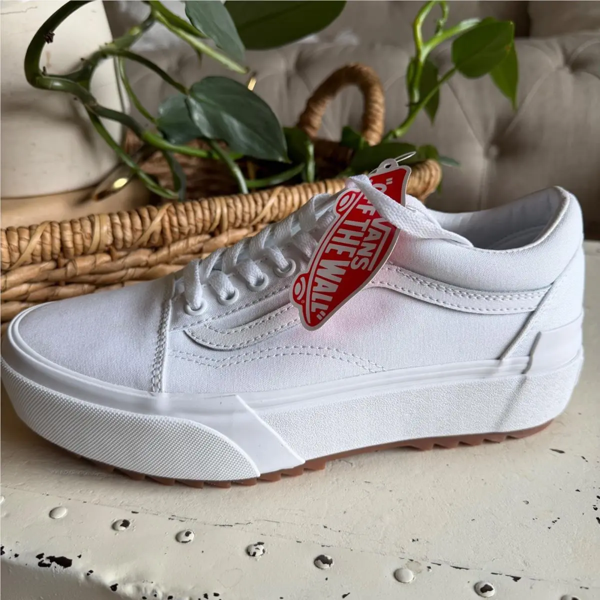 Vans shoes - Old Skool Stacked - Old Skool Stacked - White 6