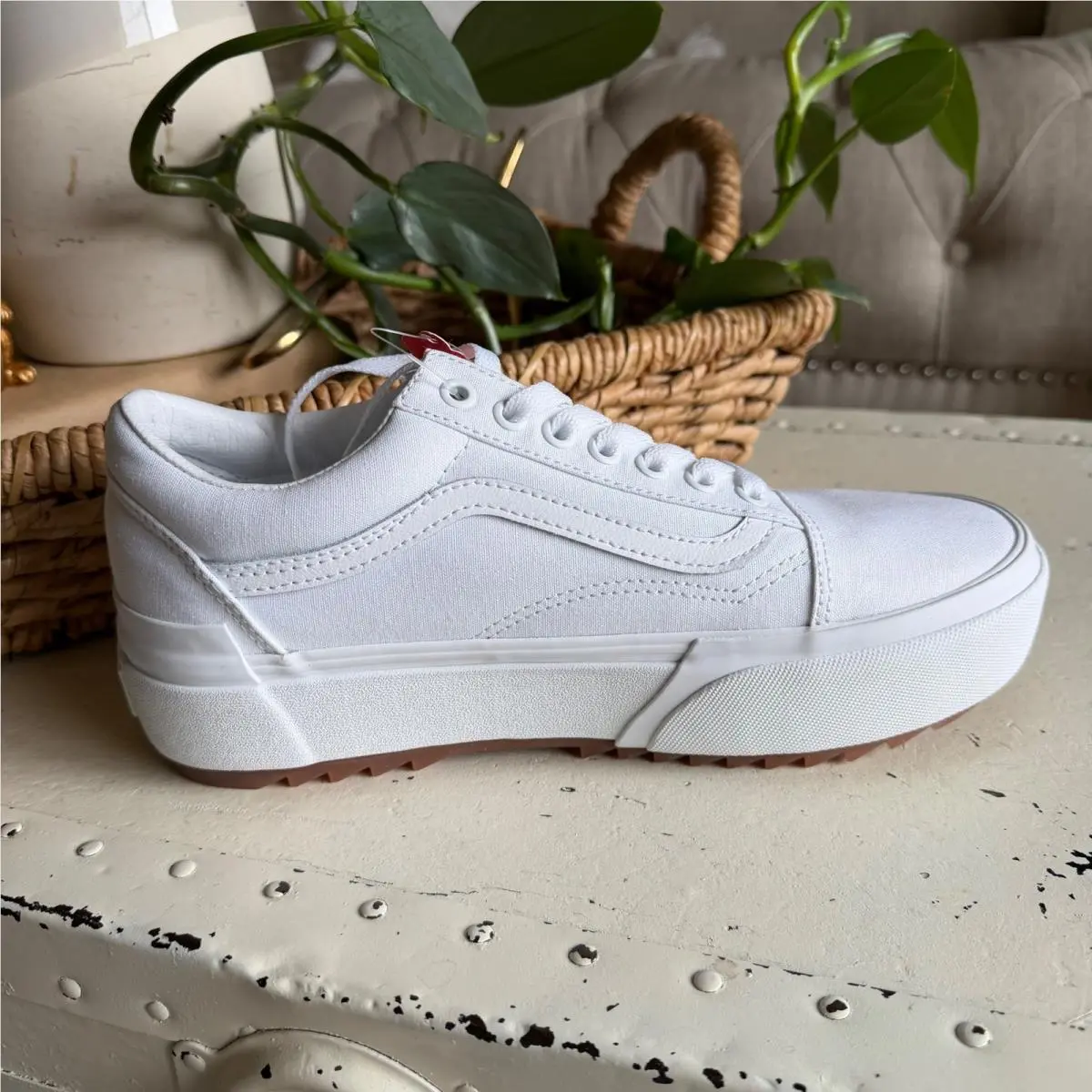 Vans shoes - Old Skool Stacked - Old Skool Stacked - White 7