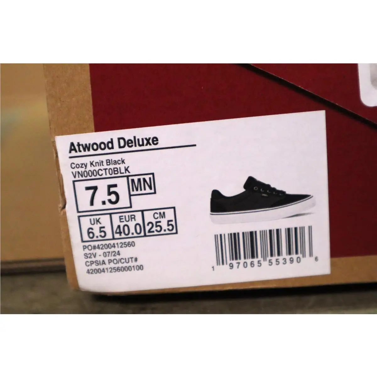 Vans shoes - VANS Atwood Deluxe - Atwood Deluxe - vn000ct0blk - Black 11
