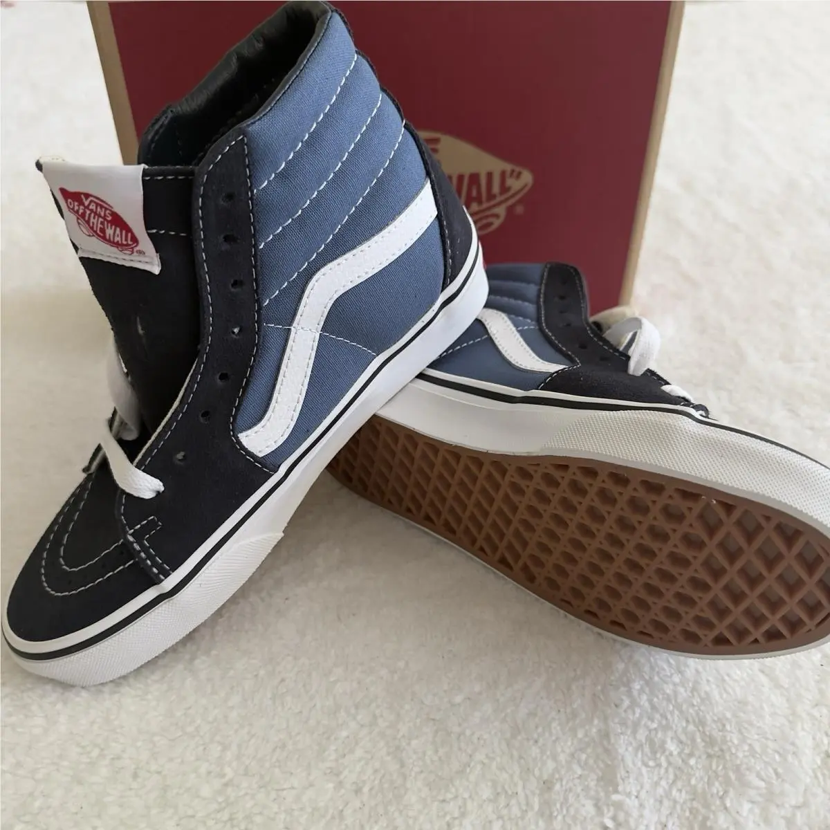 SK8-HI Navy Blue High Top Shoes Mens 3.5 Women 5 Sneaker VN000D5INVY by Vans