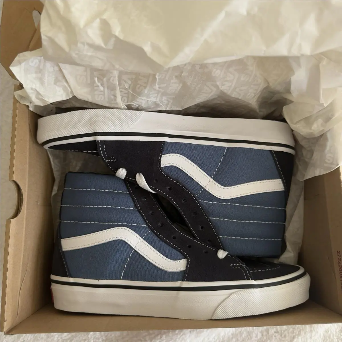 Vans shoes - VANS Sk8-Hi - VN000D5INVY - Blue 4