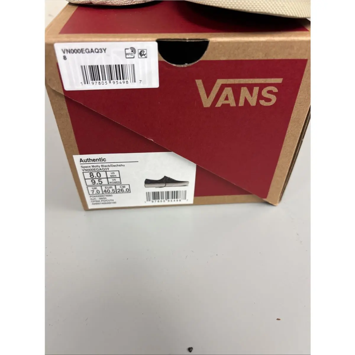 Vans shoes - VANS Authentic - Authentic - VN000EGAQ3Y - Brown 6
