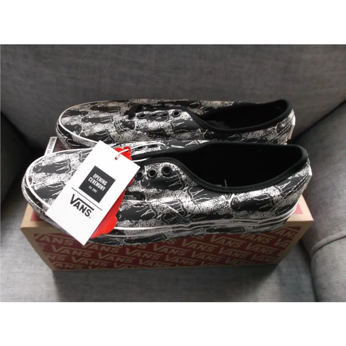 Vans Authentic Opening Ceremony Black Leopard - VN0A348A43M - Men`s Size 9