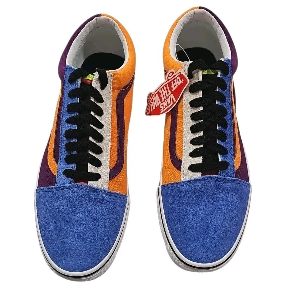 Vans shoes - Old Skool - Old Skool - VN0A4BV516V - Blue, Purple, White & Orange 15
