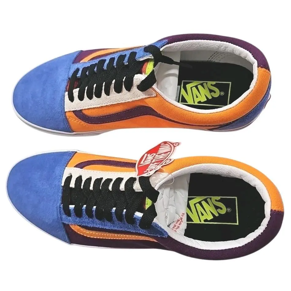 Vans shoes - Old Skool - Old Skool - VN0A4BV516V - Blue, Purple, White & Orange 18
