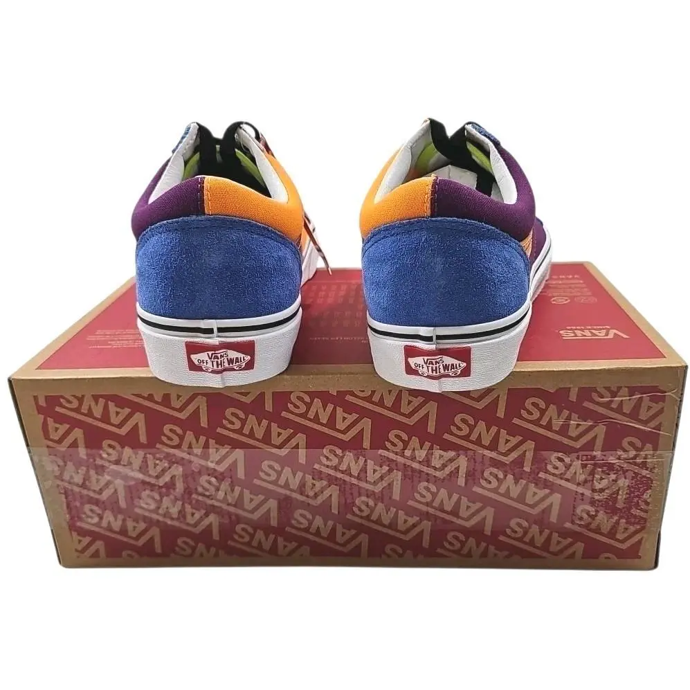 Vans shoes - Old Skool - Old Skool - VN0A4BV516V - Blue, Purple, White & Orange 1