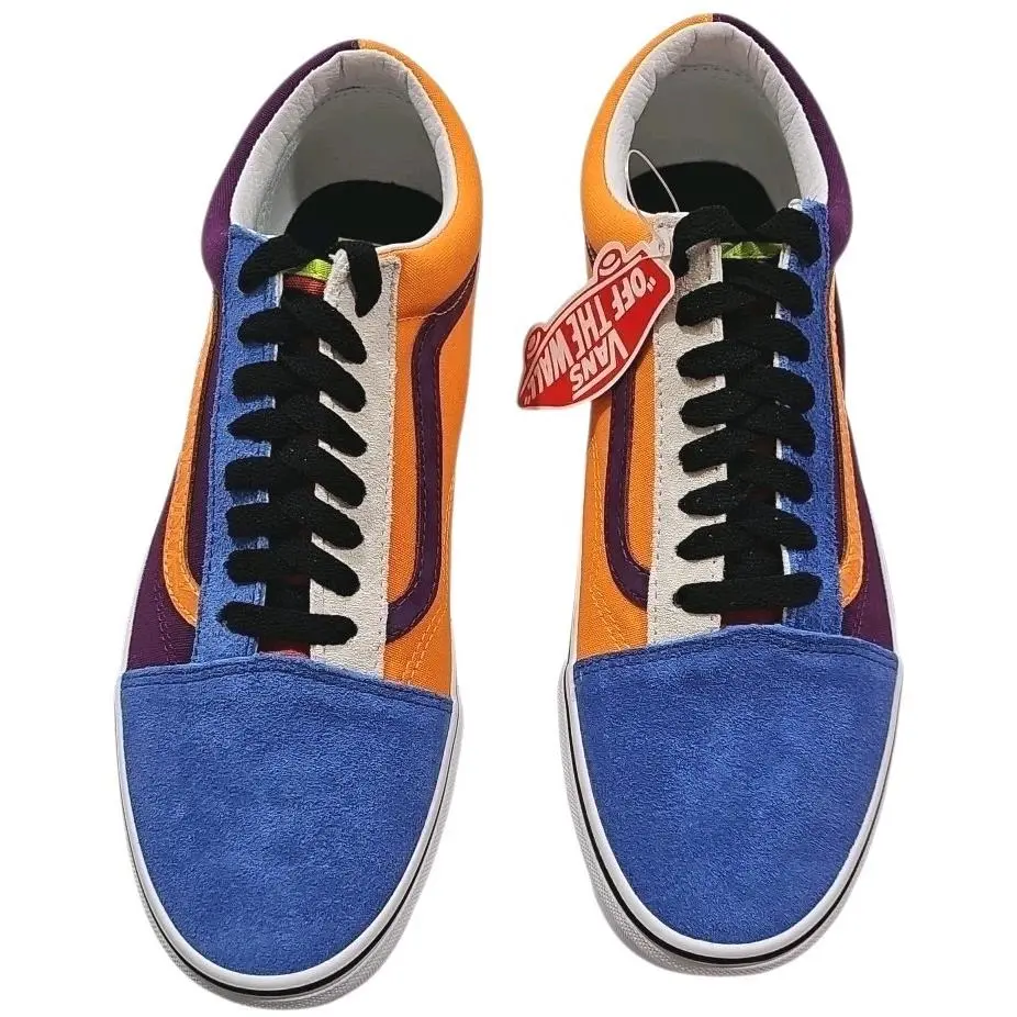 Vans shoes - Old Skool - Old Skool - VN0A4BV516V - Blue, Purple, White & Orange 2