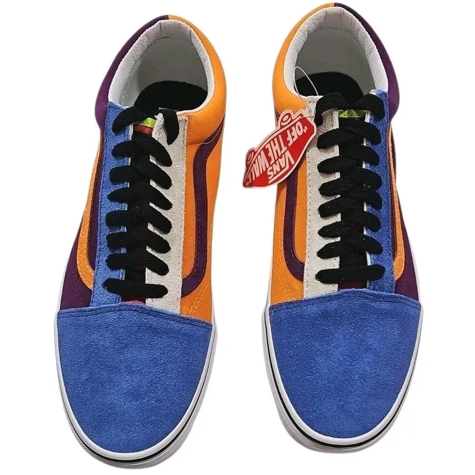 Vans shoes - Old Skool - Old Skool - VN0A4BV516V - Blue, Purple, White & Orange 6