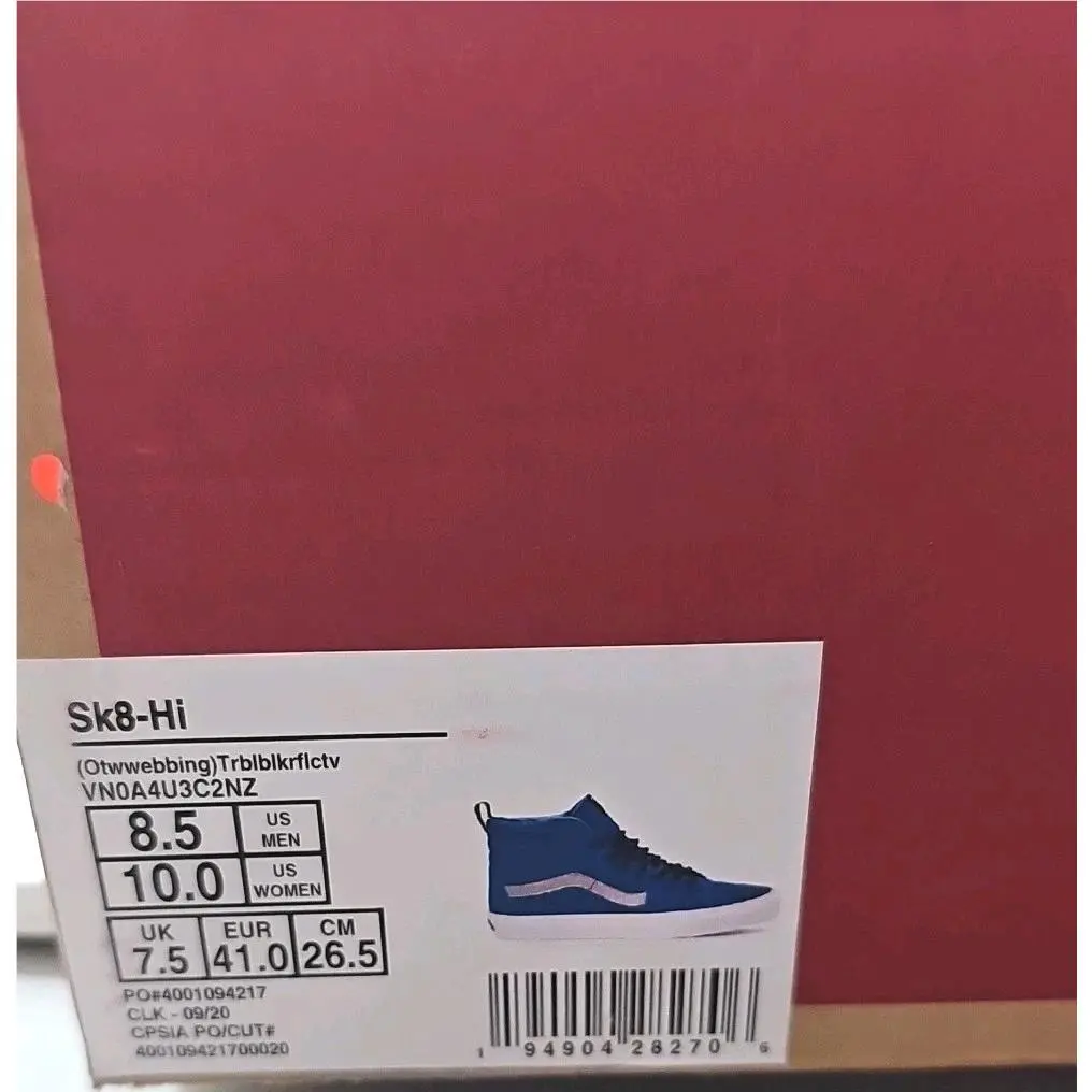 Vans shoes - VANS Sk8-Hi - VN0A4U3C2NZ - Blue 10