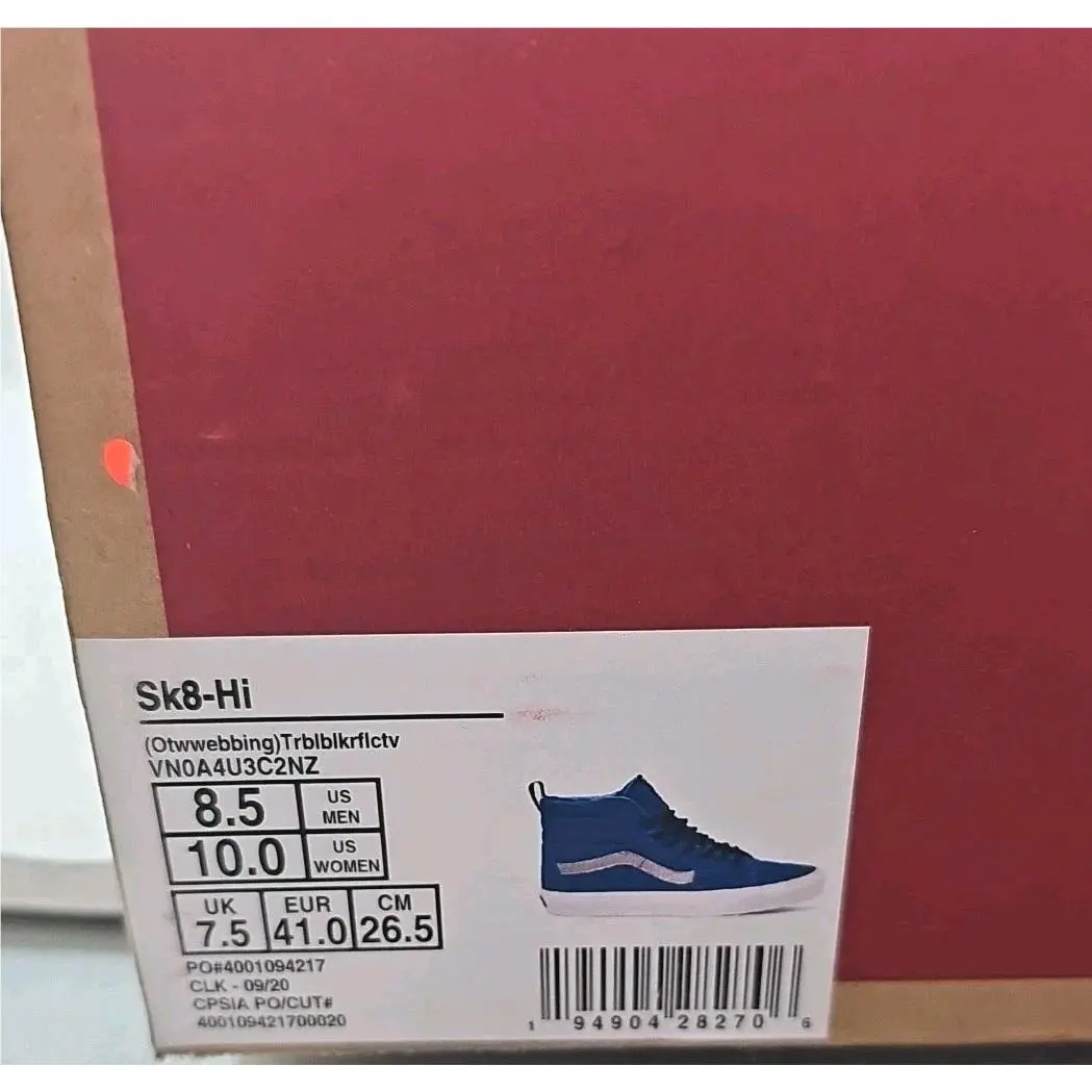Vans shoes - VANS Sk8-Hi - VN0A4U3C2NZ - Blue 2