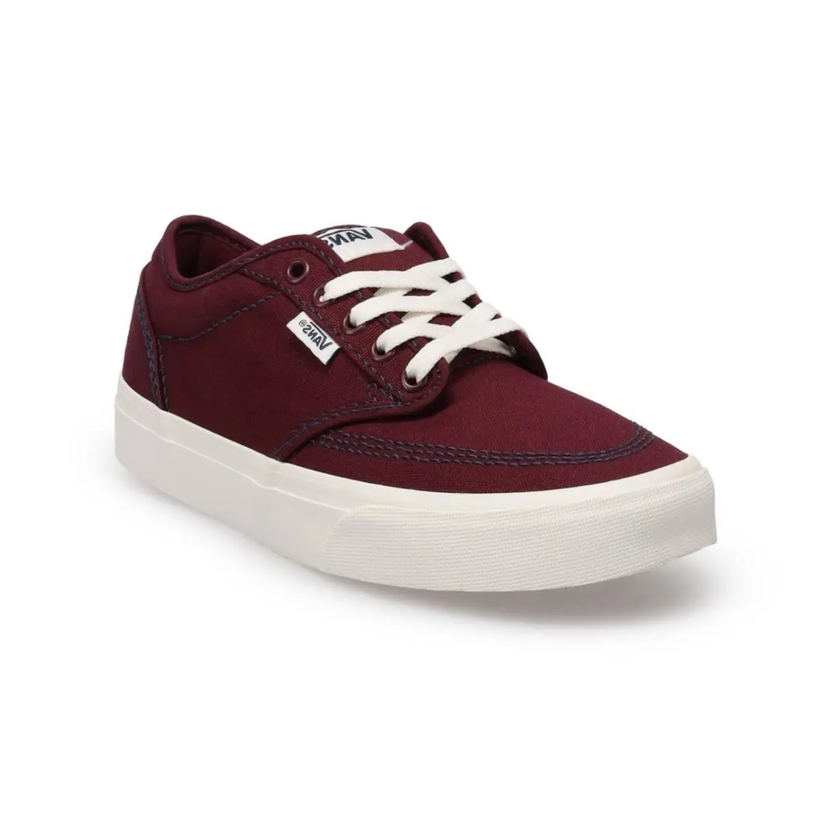 Vans Atwood Shoes Men’s Size 10.5 Port Royale Maroon Canvas Sneakers