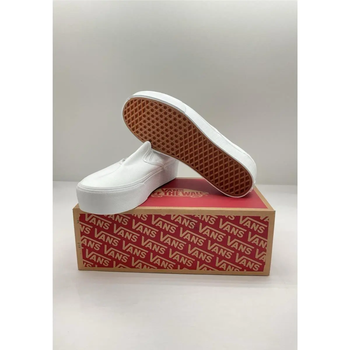 Vans shoes - VANS Classic Slip-On Stackform - Classic Stackform - VN0A7Q5RW00 - White (UPC: 196570279042) 0