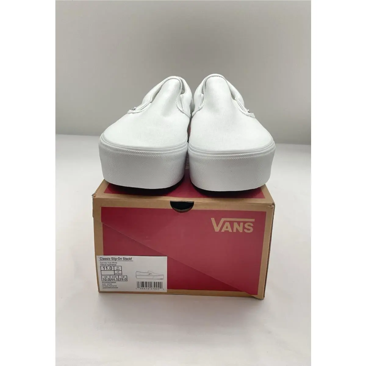 Vans shoes - VANS Classic Slip-On Stackform - Classic Stackform - VN0A7Q5RW00 - White (UPC: 196570279042) 5
