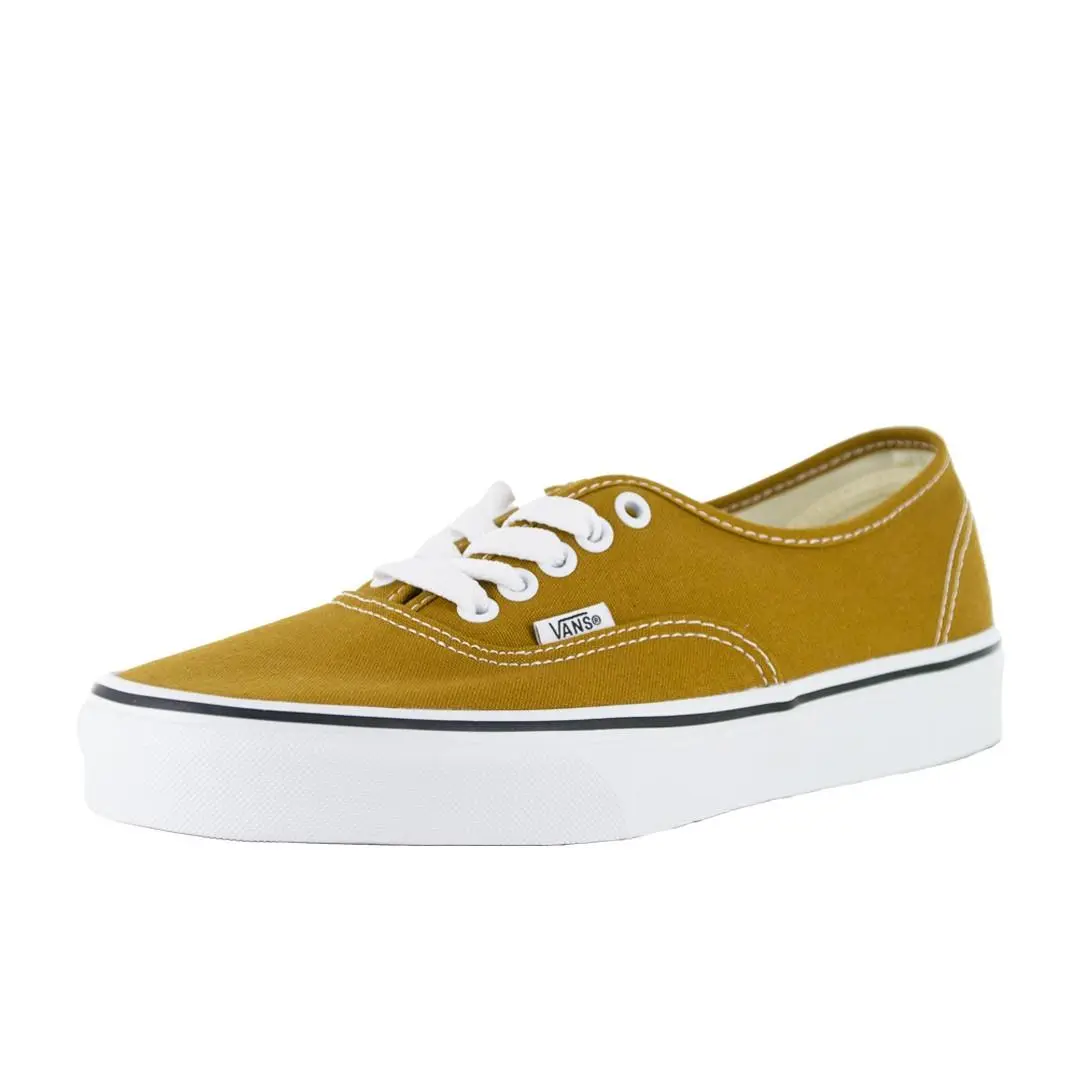 Vans Color Theory Sneakers Golden Brown Skate Shoes