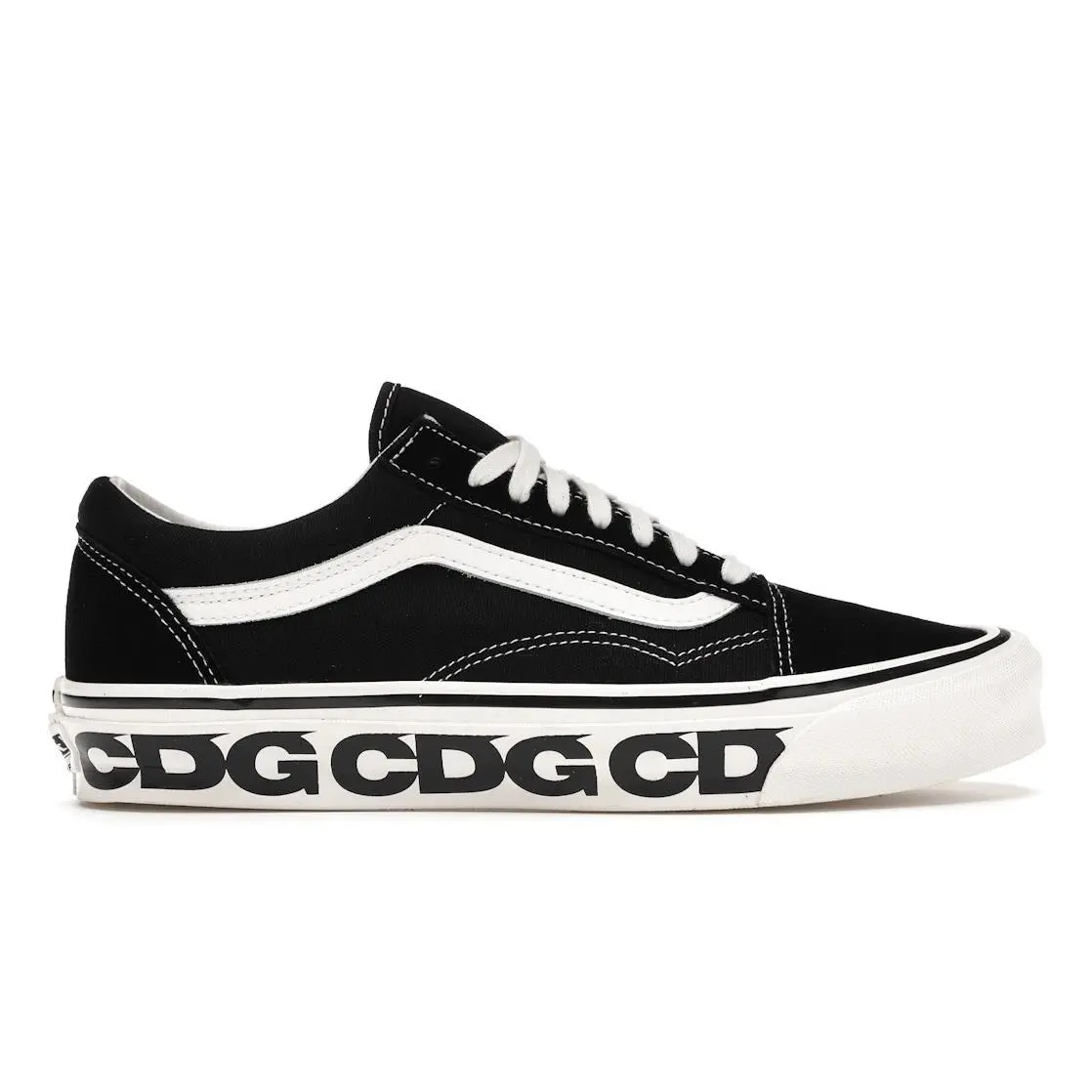 Size 7 Vans Old Skool LX Comme Des Garcons Black