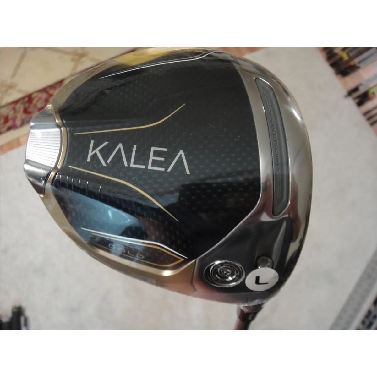 Taylormade Kalea Gold Womens Driver 13.5 Graphite Lady with Cover