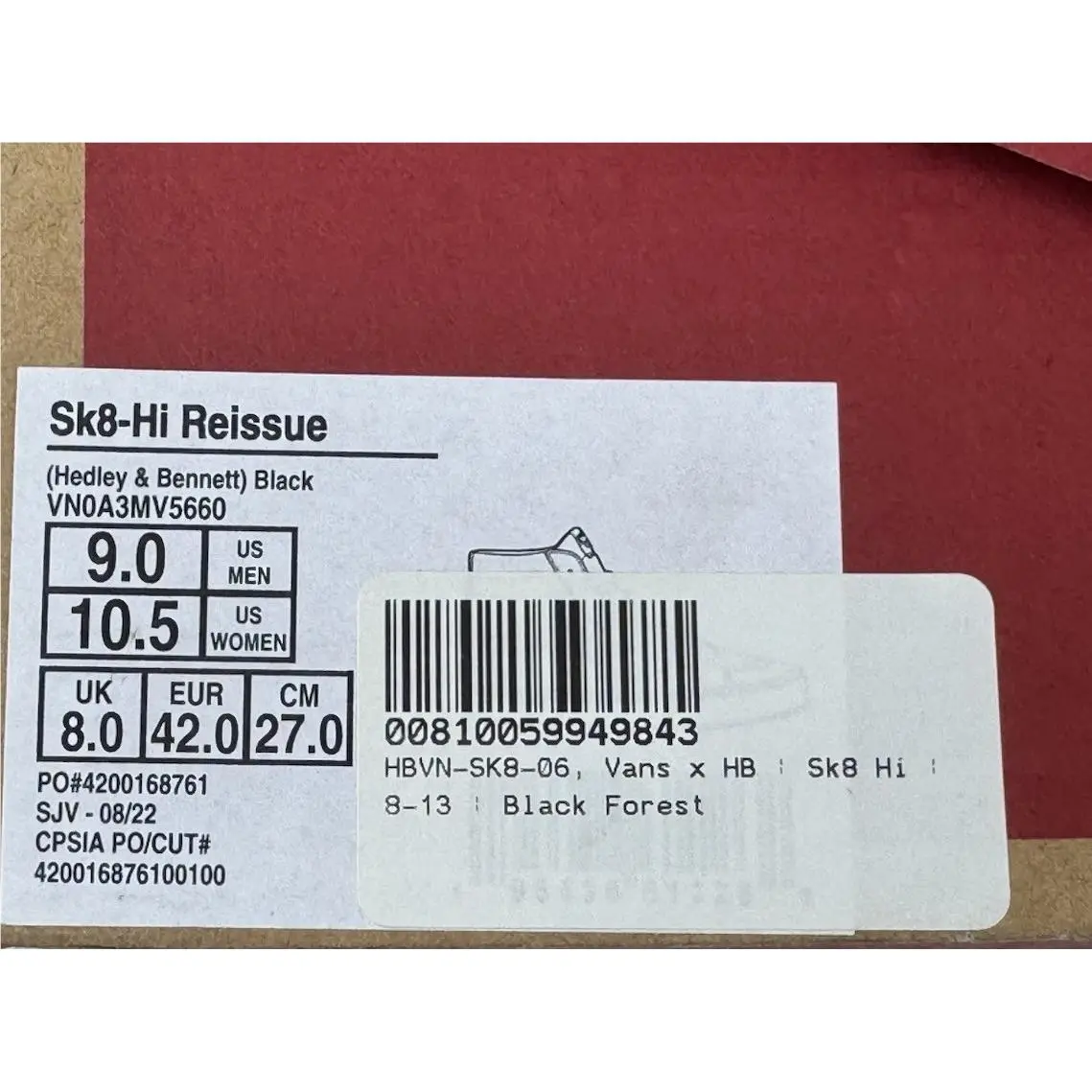 Vans shoes - Bennett Sk8-Hi - Bennett - Black 1
