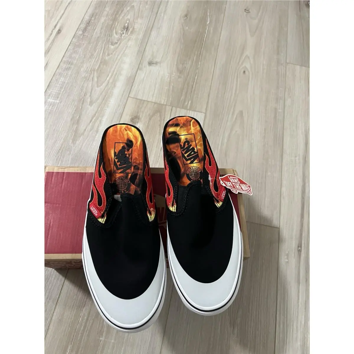 Vans x A$ap Worldwide Classic Slip-on Mule Shoes Women`s Size 10 Men 8.5
