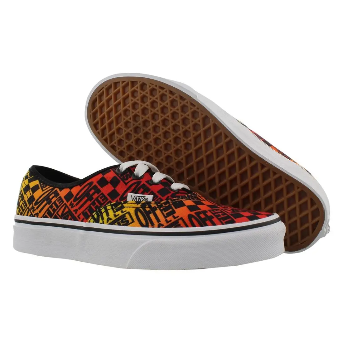 Vans Unisex Shoes Size 9 Color: Logo Flame